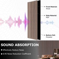 Panel Dinding Akustik Kayu MDF Tahan Air Panel Akustik Studio Premium Peredam Suara NRC 0.9 Pengurangan Kebisingan Panel Dinding 3D