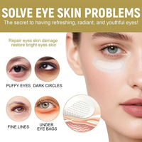 Nouveaux Patchs Personnalisés Contour des Yeux Anti-Rides Micro-Aiguilles Masque Oculaire Patch Yeux Micro-Aiguilles à l'Acide Hyaluronique