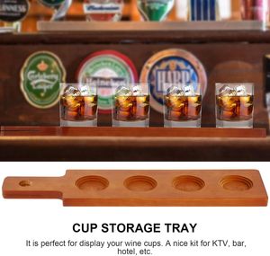 Bandeja de vuelo de vaso de chupito de paleta de vino y cerveza con logotipo personalizado, tabla de servicio de madera estilo <span class=keywords><strong>amor</strong></span> con decoración láser empaquetada en caja - Product Image 6