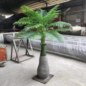 Botella de <span class=keywords><strong>vino</strong></span> artificial resistente a los rayos UV, árbol de coco, palmera hecha a mano para interior, exterior, Hotel, restaurante, decoración, planta perenne - Product Image 6