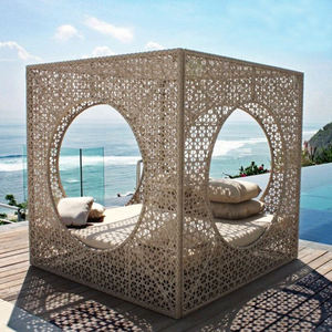 Lit de repos de luxe en rotin synthétique pour extérieur, mobilier de <span class=keywords><strong>jardin</strong></span>, mobilier de piscine, Skyline Moonlight, à vendre - Product Image 2