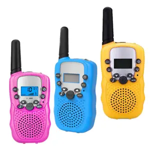 亚马逊热卖高品质22频道3千米儿童无线电对讲机户外探索玩具