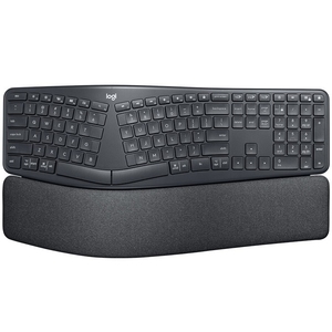 Logitech ERGO K860 Wireless Keyboard Ergonomic Split Computer Notebook Business Office Keyboard 109 <b>Keys</b> Keyboard - Product Image 1