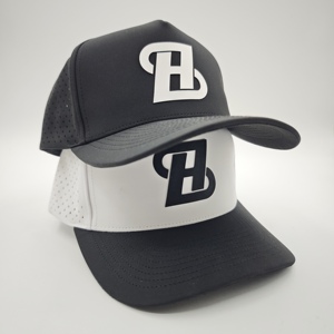 Gorra de Golf de Cinco Paneles de Primera Calidad, Impermeable, con Emblema de Silicona Personalizado, MOQ Bajo, OEM, Perforada con Láser, Transpirable, Artículos de Lujo - Product Image 3