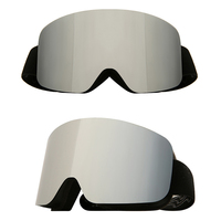 Support de petites lunettes de ski en miroir, vente en gros, magnétique sans cadre