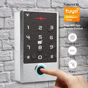 Sistema de Control de <span class=keywords><strong>Acceso</strong></span> Impermeable IP68, Control por Aplicación WiFi Tuya, Lector Biométrico de Huellas Dactilares y Tarjetas RFID, Abrepuertas <span class=keywords><strong>para</strong></span> Uso en Exteriores - Product Image 5