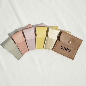 Bolsa de Cuero PU Personalizada, Mini Monedero, Bolsa de Viaje para Joyas, Bolsa para Pendientes, Collares y Joyas para Mujer, con Logotipo - Product Image 3