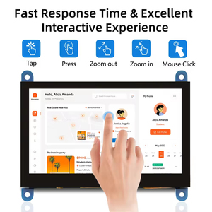MPI4305-B điều khiển miễn phí 4.3 ''inch 800*480 IPS cảm ứng điện dung màn hình LCD hiển thị LCD module cho BB Đen <span class=keywords><strong>Raspberry</strong></span> <span class=keywords><strong>Pi</strong></span> - Product Image 2