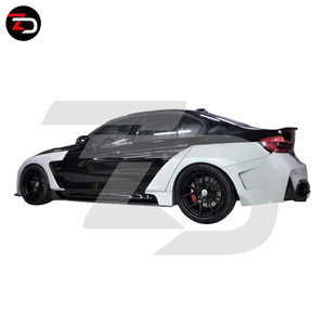 Kit de Carrocería Estilo ZD de Alta Compatibilidad para <span class=keywords><strong>BMW</strong></span> Serie <span class=keywords><strong>3</strong></span> F30 325 <span class=keywords><strong>328</strong></span>, Parachoques, Faldones Laterales, Molduras de Ruedas, Estilo Ancho - Product Image 5