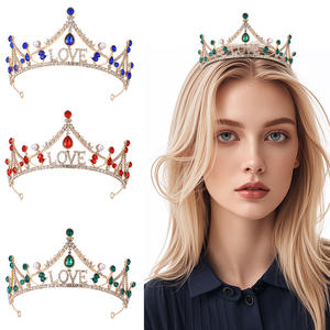 Corona Infantil Estilo Coreano, Accesorios para el Cabello de Princesa Hada, Diadema de Palacio para Niñas, Corona de Cumpleaños, Tiara - Product Image 2