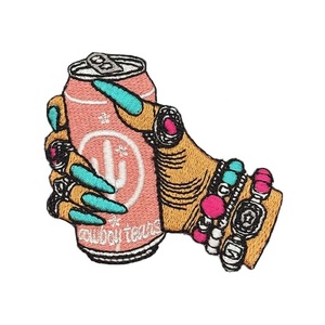 Alani lentejuelas bordado camionero sombrero parche Dr Pepper puede cerveza sospechoso corre vaquero lágrimas sarga espeluznante Coorss diseño pintado a mano - Product Image 6