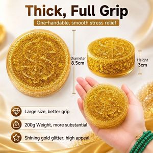 Giant Gold Coin Squishy Fidget <b>Toy</b> Soft Stress Relief Squeeze <b>Toys</b> Slow Rebound Funny Office <b>Desk</b> Decoration Gifts - Product Image 5