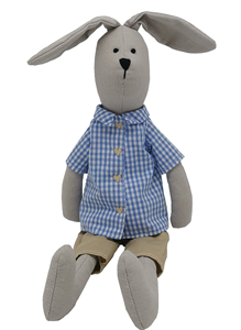 <span class=keywords><strong>Animal</strong></span> de salto suave de estilo escandinavo, juguete de conejo de lino - Product Image 4