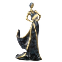 Creative Décoration Armoire à Vin Résine Lady Figurine Danseur Modèle Porte-Bouteille