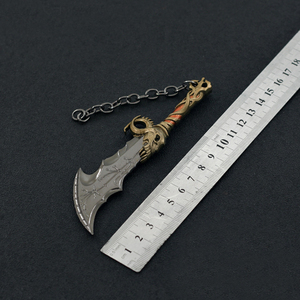 Porte-clés en alliage de Zinc, petit jouet épée dieu de la guerre Kratos <span class=keywords><strong>Chaos</strong></span> <span class=keywords><strong>Blade</strong></span> 13cm 54g - Product Image 4