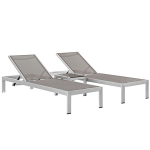 Nouveau modèle moderne de chaise longue de jardin en métal imperméable pour hôtel, île de loisirs, station balnéaire – Excellent rapport qualité-prix - Product Image 5