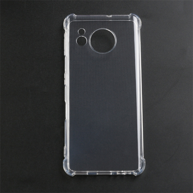 Shockproof Case for Sharp Aquos Sense 7 SH-V48 7 Plus Transparent 1.5mm Soft TPU Mobile Phone Back Cover