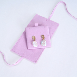 Sacchetto <span class=keywords><strong>e</strong></span> scatola per gioielli in microfibra con busta rosa personalizzata Boyang - Product Image 5
