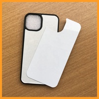 Coque de téléphone vierge 2D en TPU et aluminium antidérapante pour sublimation, vente en gros d'usine, pour Samsung et iPhone 13 Pro Max 12 11 X