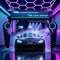 Choix idéal pour les startups : Projet d'entrepreneuriat de nettoyage en profondeur, machine de lavage de voitures à 360 degrés avec réglage des paramètres à distance