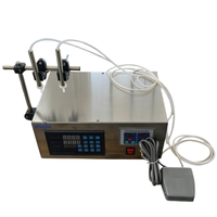 Machine de remplissage à pompe péristaltique à double tête pour liquides en petites doses, pour lait, huiles essentielles et pigments, distributeur de volume compact de bureau