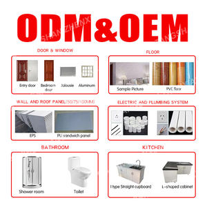 临时集装箱房屋移动生活房屋2 3卧室预制房屋20英尺40英尺折叠可扩展集装箱房屋 - Product Image 4