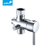 GEE-N Ensemble de douchette WC murale moderne en laiton chromé pour hôtels, eau chaude et froide, type Shattaf
