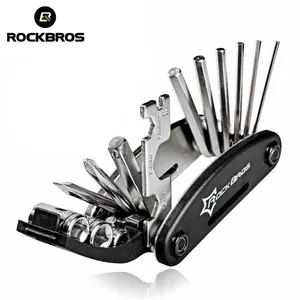 批发 <span class=keywords><strong>ROCKBROS</strong></span> 16 合 1 多功能自行车维修工具套装 PC 和碳钢材质 袖珍迷你便携式 - Product Image 1