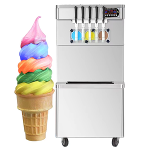 Best Selling <b>Ice</b> Freezer <b>Machine</b> 3-flavor Yogurt Maker 25L/H LCD Display New Soft <b>Ice</b> <b>Machine</b> Many Models CE Approved Commercial - Product Image 3