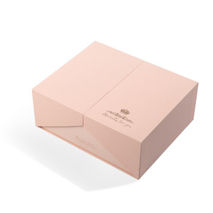 Premium Luxury Pink Cardboard Paper Gift Wig Hair Extension Magnetic Satin Install Kit Rectangle Luxurious Skin Wig Paper Boxes