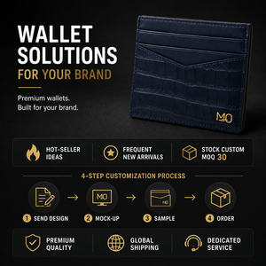 Portefeuille porte-cartes en cuir gaufré crocodile <span class=keywords><strong>bleu</strong></span> <span class=keywords><strong>marine</strong></span> pour homme, idéal pour les voyages d'affaires, avec poche avant fine multi-fentes, design personnalisé - Product Image 5