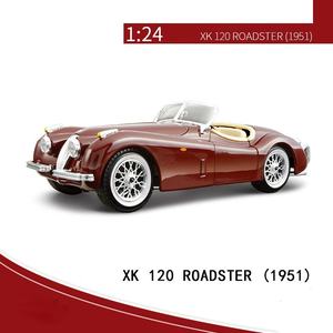 Venta caliente escala 1:24 <span class=keywords><strong>XK</strong></span> <span class=keywords><strong>120</strong></span> <span class=keywords><strong>Roadster</strong></span> Metal coche juguetes simulación aleación Juguetes Coche modelo para niños adultos decoración colección regalo - Product Image 3