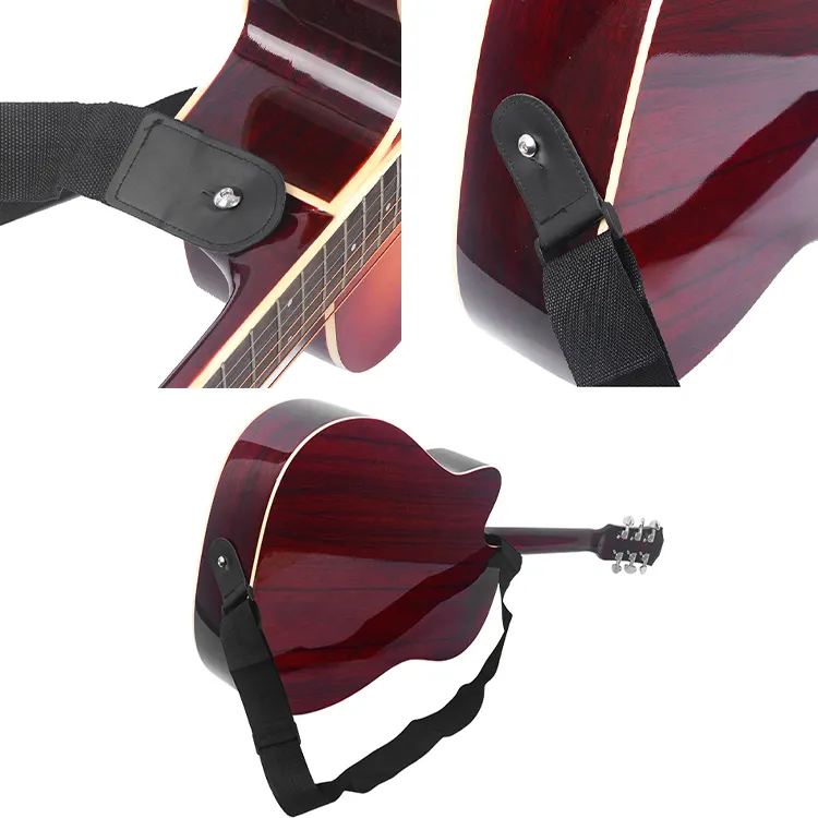 حزام الجيتار المصنوع من القطن الناعم بتصميم شخصي بسعر خاص من المصنع بسعر الجملة رخيص