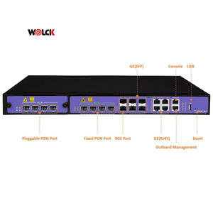 FTTH 4 Ports enfichables à chaud 4 Ports fixes FD1604E-C1 de données C 4 8 PON extensible GPON OLT - Product Image 3