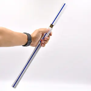 Japonés clásico anime ninja personaje exclusivo katana faisán espada metal blanco artesanía 50cm espada de mano modelo Cosplay