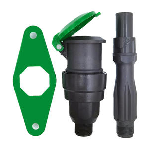 Sistema Automático de Riego para Jardinería Exterior, Válvula de Agua de 6/1 Pulgadas, Dispensador de Agua Montado en el Suelo, Kit de Conector de Codo para Poste - Product Image 1