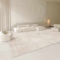 ATUNUS Tapis Nordique Salon Chambre à Coucher Couverture de Chevet Senior Crème Légère Vent Chambre Canapé Table à Thé Tapis de Sol Complet