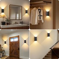 Lampe murale à détecteur de mouvement alimentée par batterie, 5000 mAh, rechargeable, sans fil, magnétique, LED, lumière de nuit, à brancher, blanc chaud, chambre à coucher