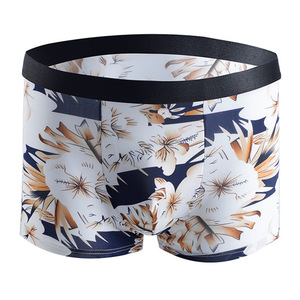 Mutandine uomo seta ghiaccio Sexy personalità boxer grandi dimensioni traspiranti comode mutandine da uomo - Product Image 1