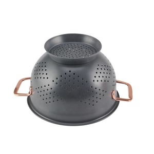 High Quality Large Copper Color Stainless Steel handle Colander for Kitchen Accessories - Product Image 5