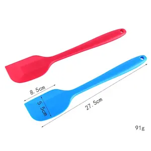 Hot selling heat resistant colored silicone scraper for baking