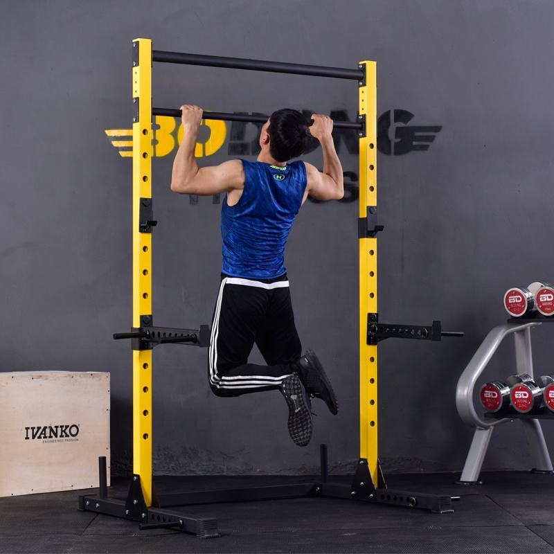 パワーラック バーベルスタンド スクワットラック 自宅 高さ12段階調節