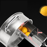 Eenvoudige Bediening Aardappelschiller Groente Fruitsnijmachine Bananensnijder Ui Snijmachine