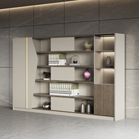 Armoire de classement en bois nordique moderne directe d'usine armoire de rangement Premium Durable ample espace de stockage pour l'utilisation de bureau de PDG