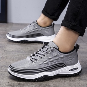 คุณภาพสูงหนังสบายๆกีฬารองเท้าวิ่งกลางแจ้งผู้ชายรองเท้าเดินป่า - Product Image 6
