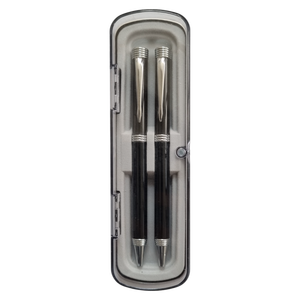 Juego de Dos Bolígrafos Metálicos Ecológicos de 0.7mm, Brillantes, Novedosos y Promocionales, Ideales para Regalo - Product Image 1