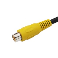 Câble audio RCA mâle et femelle pour navigation vidéo audio AV, haut-parleur étendu et caisson de basses long
