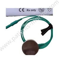 Électrode de terre réutilisable en forme de disque 019-401200, câble de connexion pour électromyographie, diamètre 30 mm, longueur 0,75 m