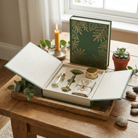Caja de Perfume con Forma de Libro, Ecológica, de Alta Gama, Personalizada, con Diseño Moderno Certificado, Caja de Regalo Magnética Rígida