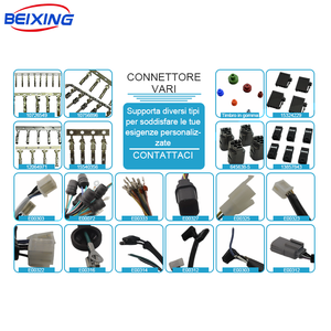 Accessoires de <span class=keywords><strong>moto</strong></span> BeiXing, <span class=keywords><strong>faisceau</strong></span> de câblage simple gauche à 5 fonctions E00273 PVC IP66, phare, projecteur, <span class=keywords><strong>clignotant</strong></span>, interrupteur de klaxon - Product Image 5